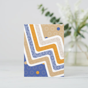 Geometric Figures 6 Holiday Postcard