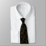 Geometric Figures and Math Eqns - Metallic Gold Tie<br><div class="desc">This design features metallic gold coloured geometric figures such as the sphere,  cone,  triangle,  and parallelogram along with each figures respective equation for surface area,  perimeter,  and volume.  This tie is the perfect gift for math enthusiasts,  professors,  teachers,  and students.</div>