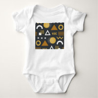 Geometric Figures Vintage Pattern Design