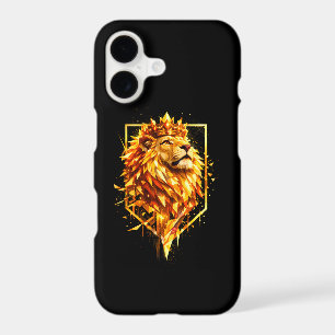 Geometric Fire Lion Crown