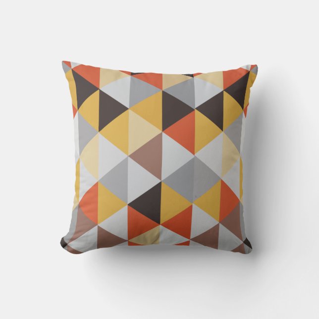 Geometric Flame Cushion (Front)