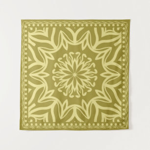 Geometric floral background. Tribal ethnic ornate Tapestry