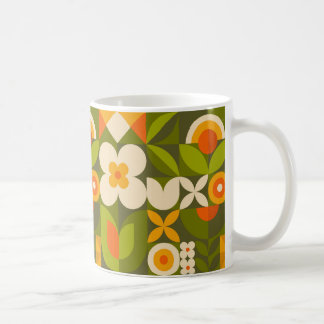Geometric Floral  Coffee Mug
