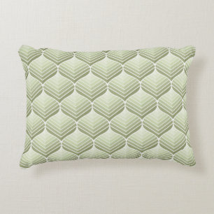 Geometric floral vintage seamless pattern. Abstrac Decorative Cushion