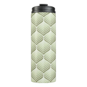 Geometric floral vintage seamless pattern. Abstrac Thermal Tumbler