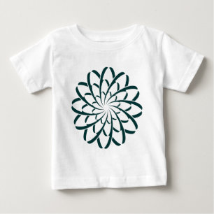 Geometric Flower 02 Baby T-Shirt