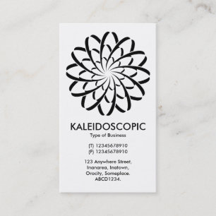 Geometric Flower 02 Business Card