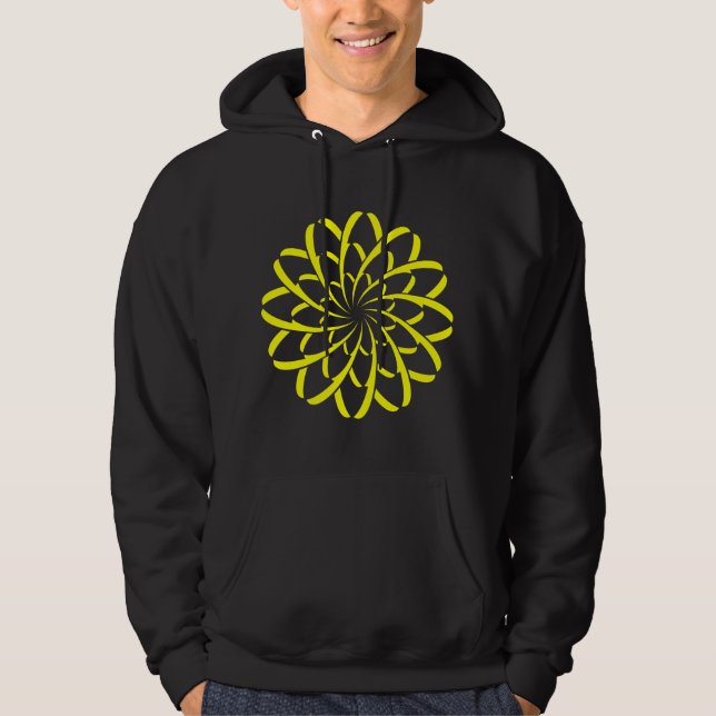 Geometric Flower 02 Hoodie (Front)