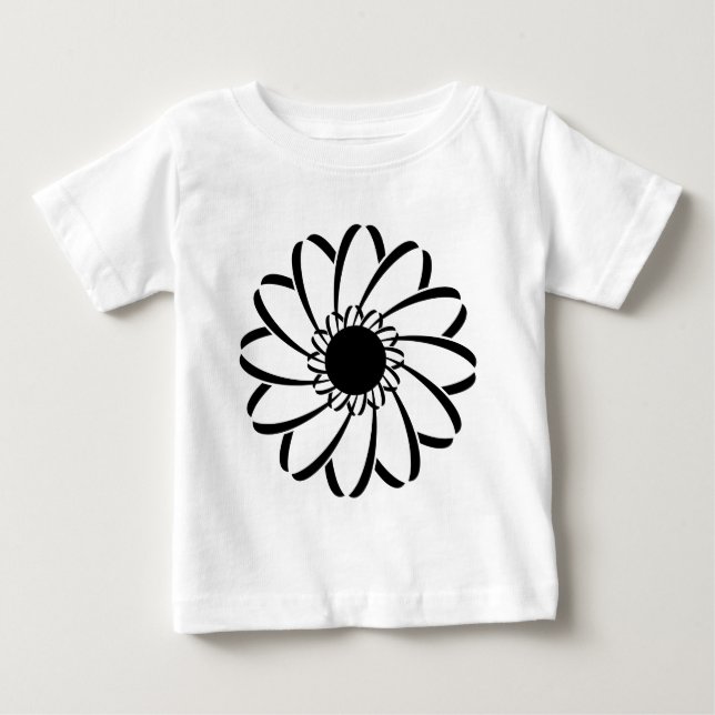Geometric Flower Baby T-Shirt (Front)
