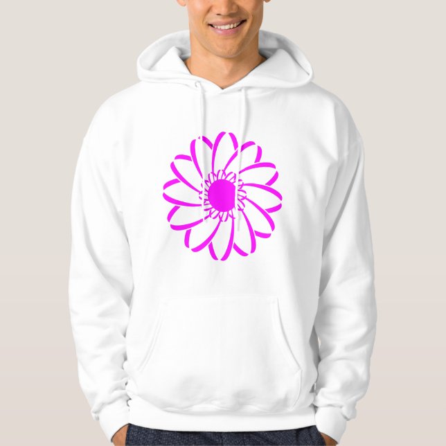 Geometric Flower Hoodie (Front)