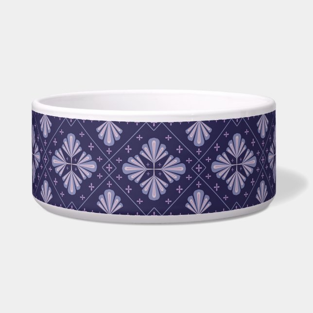 Geometric Flower Petals Abstract Repeat Pattern (Front)