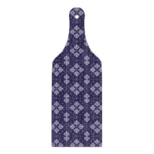 Geometric Flower Petals Abstract Repeat Pattern Cutting Board
