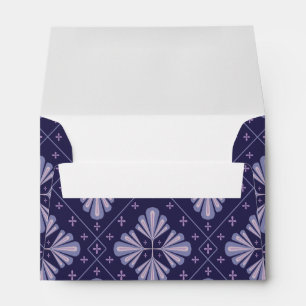 Geometric Flower Petals Abstract Repeat Pattern Envelope