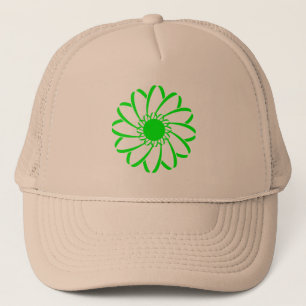 Geometric Flower Trucker Hat