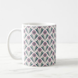 Geometric Flowers  Coffee Mug