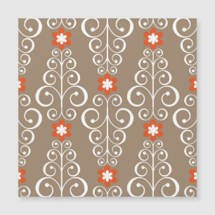 Geometric Flowers: Vintage Seamless Design