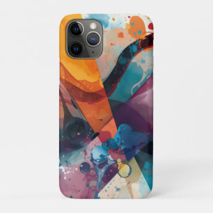 Geometric Fluidity iPhone 11 Pro Case