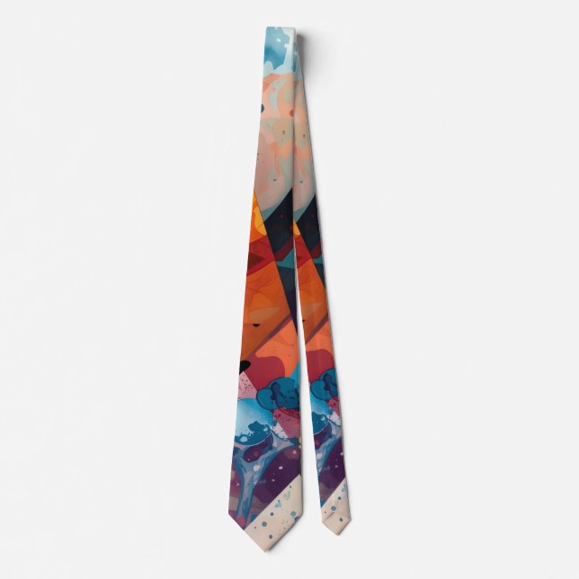 Geometric Fluidity Tie (Front)