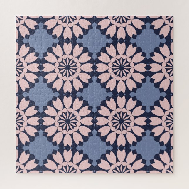 Geometric Forms: Decorative Seamless Pattern. Jigsaw Puzzle (Vertical)