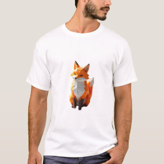 Geometric Fox T-shirt