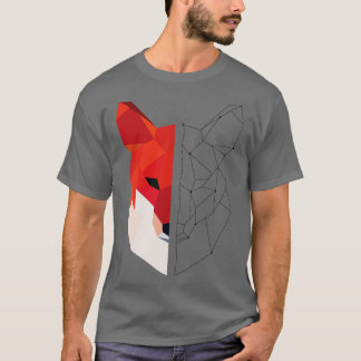Geometric fox  T-Shirt