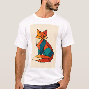 Geometric fox trending tshirt
