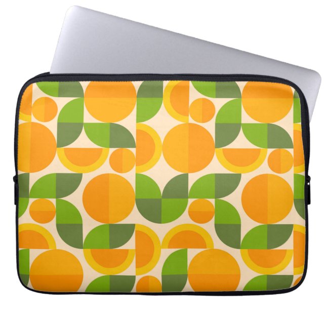 Geometric Fruit Laptop Sleeve (Front)
