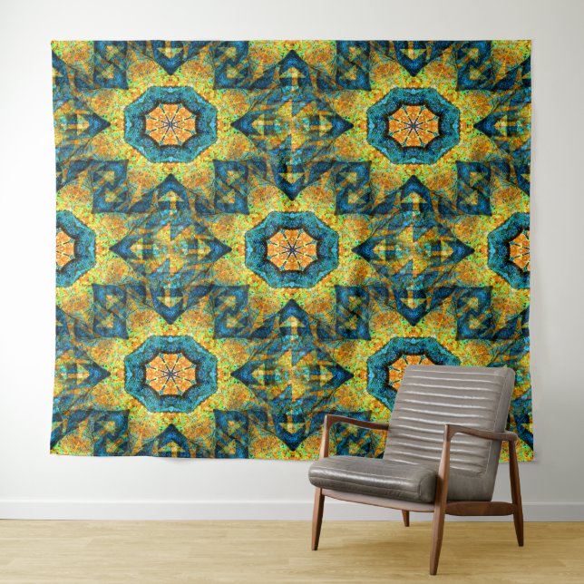 Geometric fun..... tapestry (In Situ (Horizontal))
