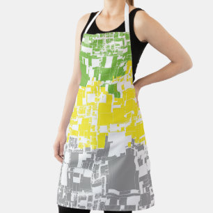 Geometric Funky Abstract Lithromantic Pride Flag Apron