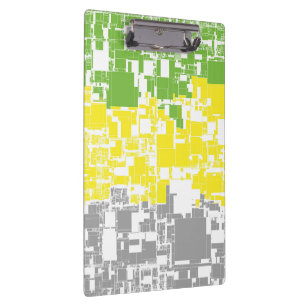 Geometric Funky Abstract Lithromantic Pride Flag Clipboard