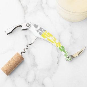 Geometric Funky Abstract Lithromantic Pride Flag Corkscrew