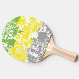 Geometric Funky Abstract Lithromantic Pride Flag Ping Pong Paddle