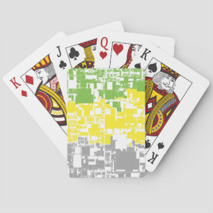 Geometric Funky Abstract Lithromantic Pride Flag Playing Cards