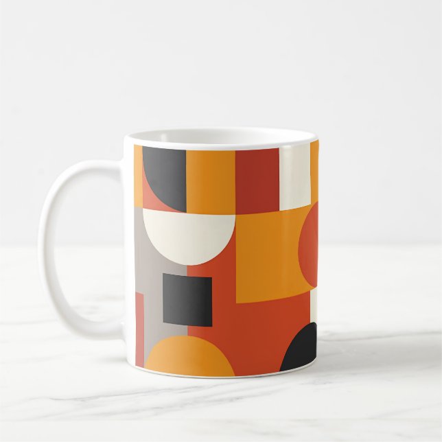 Geometric Fusion Coffee Mug (Left)