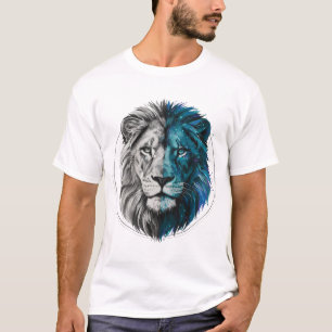 Geometric Fusion Lion Tee
