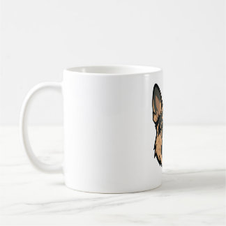 Geometric German Shepherd Modern Art Coffee Mug