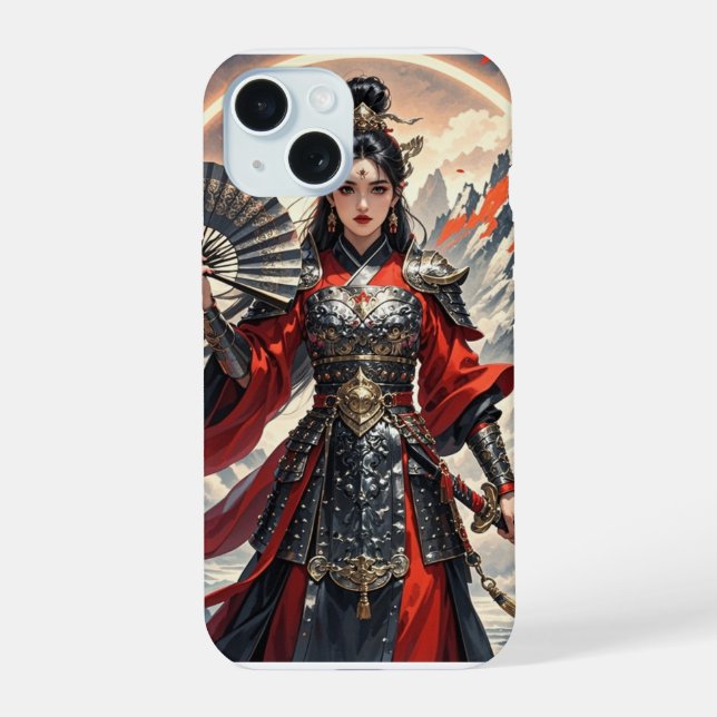 Geometric Glamour: Bold Patterns for Luxury Spaces iPhone 15 Case (Back)