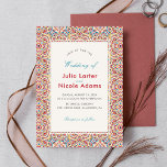 Geometric Glittering Metallic Luxury Wedding Invitation<br><div class="desc">Beautiful Invitation to celebrate Special occasions and festivals comes with digital and E-invitation as per your request. We would love to replicate our designs to make multiple products like rsvp cards, labels envelopes, and more. Customisation is available for ready to print on request at info@shamaurcreatif@gmail.com Look Forward to hearing from...</div>