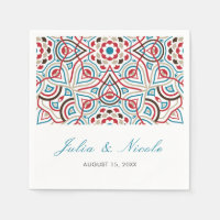 Geometric Glittering Metallic Luxury Wedding