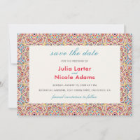 Geometric Glittering Metallic Luxury Wedding