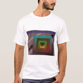 "Geometric Glow: Layers of Dimension" T-Shirt