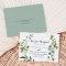 Geometric Gold Tropical Calligraphy Elopement