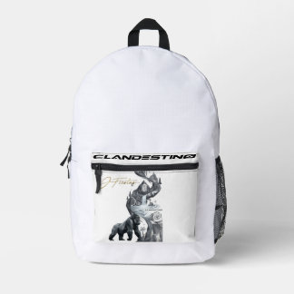 “Geometric Gorilla Jungle Backpack