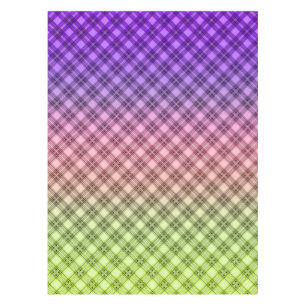 Geometric, gradient, Ombre Tablecloth