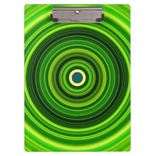 Geometric Green Mandala Design-64055 Clipboard