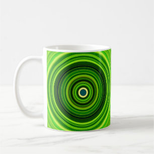 Geometric Green Mandala Design-64055 Coffee Mug