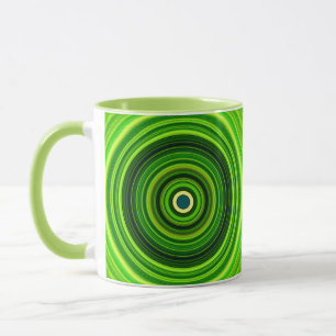 Geometric Green Mandala Design-64055 Mug