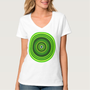 Geometric Green Mandala Design-64055 T-Shirt