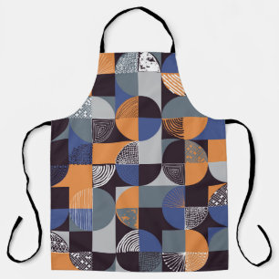 Geometric Handdrawn: Creative Seamless Doodles. Apron
