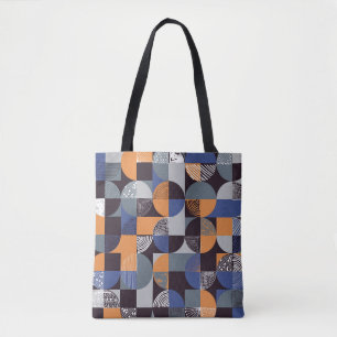 Geometric Handdrawn: Creative Seamless Doodles. Tote Bag